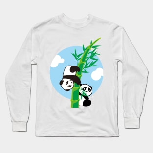 Panda and Bamboo2 Long Sleeve T-Shirt